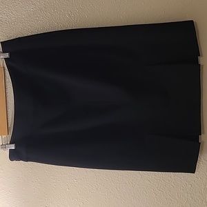 Black Label by Evan Picone size 10 suit skirt with kick pleats front/ back